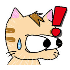 [LINEスタンプ] Funny cute useful cats animation stickerの画像（メイン）