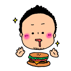 [LINEスタンプ] おデブのだいちゃん