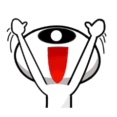 [LINEスタンプ] one eye alien sticker