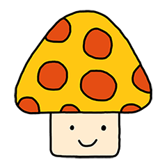 [LINEスタンプ] Baby mushrooms