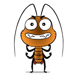 [LINEスタンプ] Peat the Cockroach