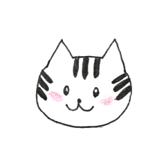 [LINEスタンプ] シンプルなにゃんこのスタンプ 2