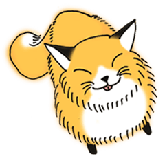 [LINEスタンプ] CUTE FOX WITH EVREDAY