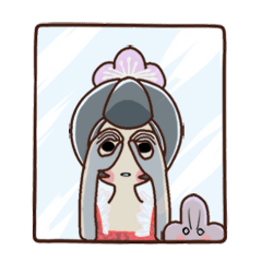 [LINEスタンプ] xiao mei with her brother