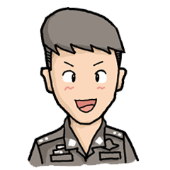 [LINEスタンプ] I am inquiry official.