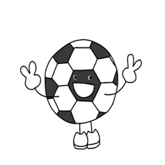 [LINEスタンプ] サッカーボールボーイ