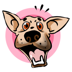 [LINEスタンプ] dog like