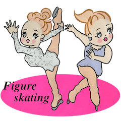 [LINEスタンプ] 東京ジェンヌ フィギュアスケートの画像（メイン）