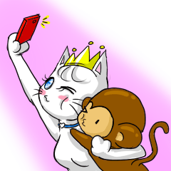 [LINEスタンプ] 猿 ＆ メータ