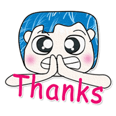 [LINEスタンプ] Mr. Fumio. Thanks！