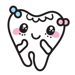 [LINEスタンプ] cute kawaii toothの画像（メイン）