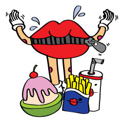 [LINEスタンプ] Monstermouth