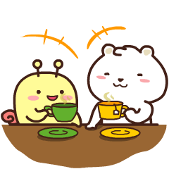 [LINEスタンプ] dou wha ＆ mochi Vol.2(Moving ＆ cleaning)