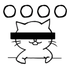 [LINEスタンプ] マルネコ