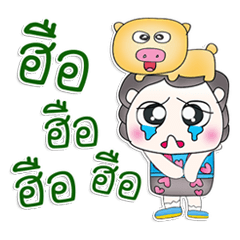 [LINEスタンプ] 氏ヨシ。豚が大好きです。^^