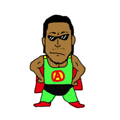 [LINEスタンプ] 最強スーパーアキラマン