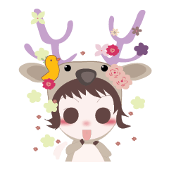 [LINEスタンプ] Little deer