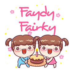 [LINEスタンプ] Faydy Fairky Twin