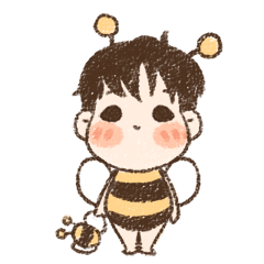 [LINEスタンプ] Little BEE BEE