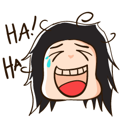 [LINEスタンプ] Messy hair boy.