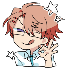 [LINEスタンプ] 眼鏡男子スタンプ〜飾らない心編〜