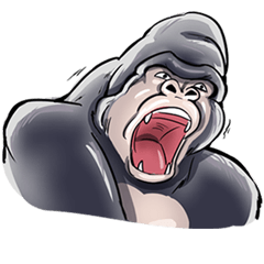 [LINEスタンプ] OH！ Kong！