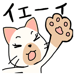 [LINEスタンプ] ちょいやんちゃ猫