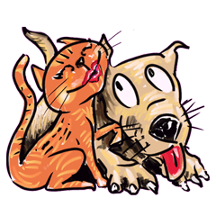 [LINEスタンプ] Thai Dog Funny