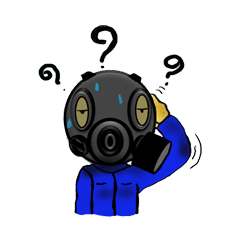 [LINEスタンプ] Man Mask