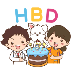 [LINEスタンプ] Happy pet By CAH