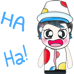 [LINEスタンプ] Mr. Kasuto. Ha Ha！