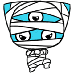 [LINEスタンプ] Three eyes cat of the Mumai