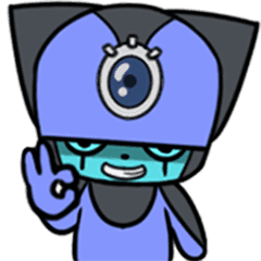 [LINEスタンプ] Three eyes cat of the Cold