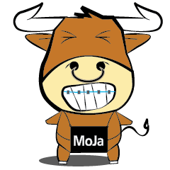 [LINEスタンプ] Bull Little MoJa