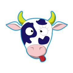 [LINEスタンプ] What a Cow