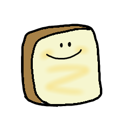 [LINEスタンプ] どうも食パンです。トーストいかがですか。