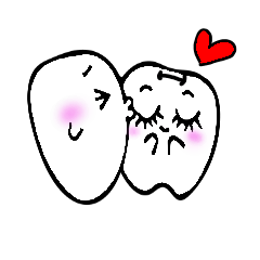 [LINEスタンプ] I love teeth