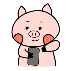 [LINEスタンプ] honey tangerine pig