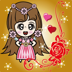 [LINEスタンプ] Rose Sweetheart