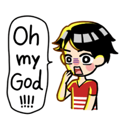 [LINEスタンプ] My name is Oの画像（メイン）