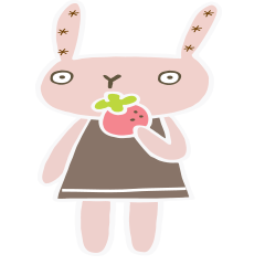 [LINEスタンプ] Pinkky G Rabbit