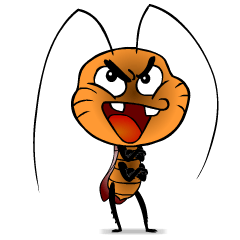 [LINEスタンプ] Peat the Cockroach 2