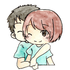 [LINEスタンプ] Xin and Hsuan