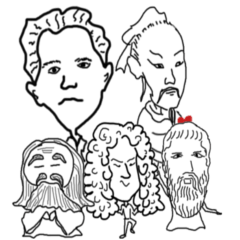 [LINEスタンプ] I love philosophers