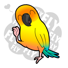 [LINEスタンプ] Daily lives of little fly