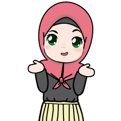 [LINEスタンプ] Lovely Hijab Girl Animation