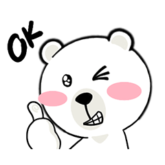 [LINEスタンプ] bear up up many emotion