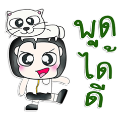 [LINEスタンプ] Mr. Kentaro. Love cat.^__^