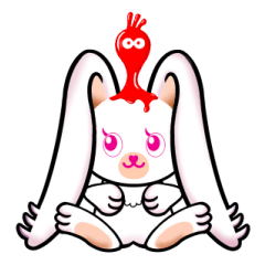 [LINEスタンプ] すご耳うさぎ 「みみうさ」のスタンプ。