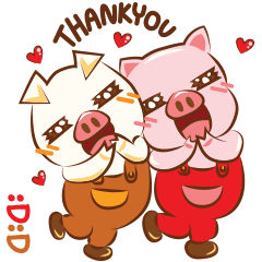 [LINEスタンプ] Moo :D :D